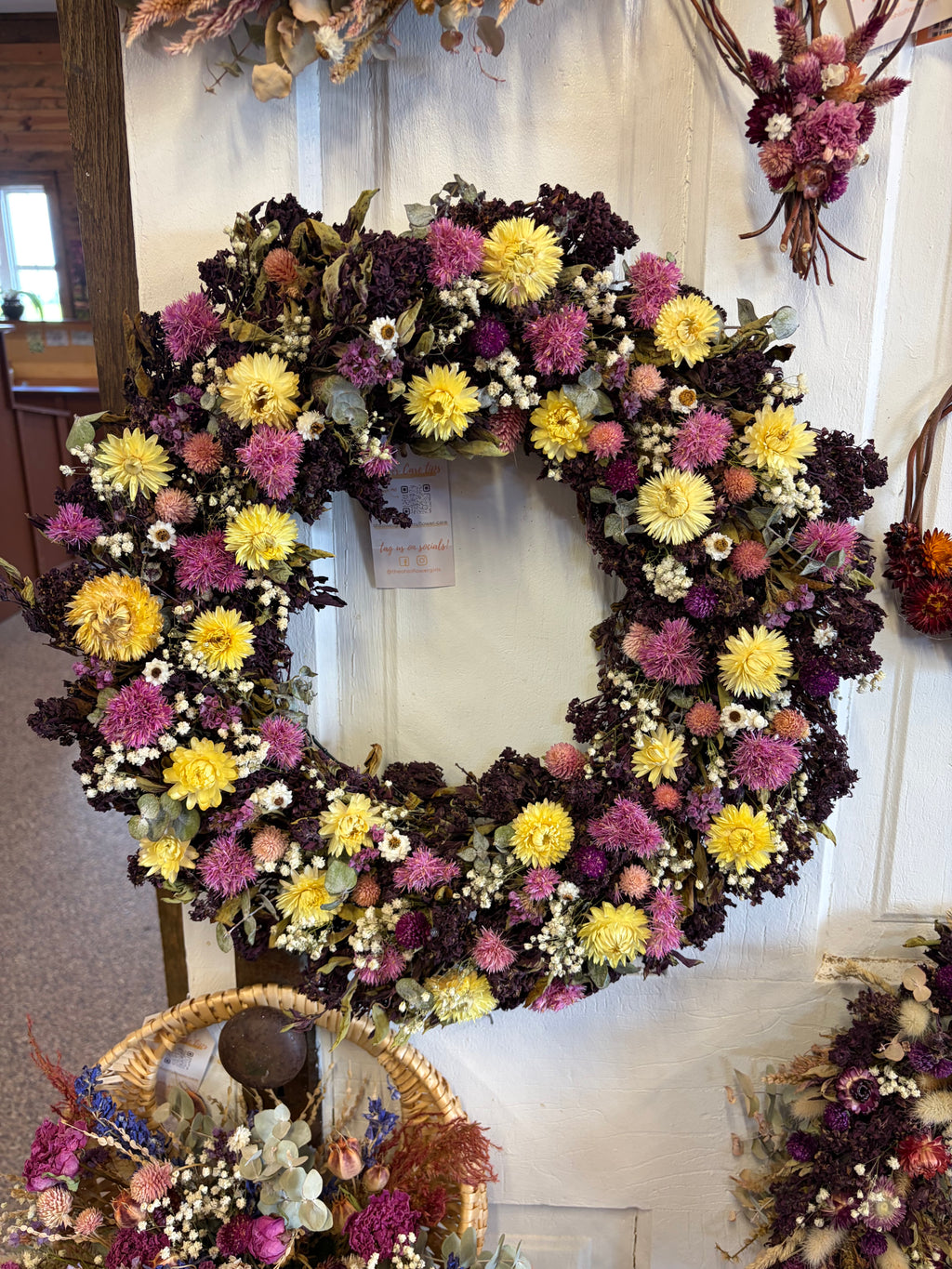 Deluxe Dried Flower Wreath